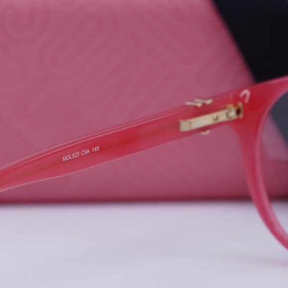 Moschino MOL523 0C9A00 Round Eyeglasses 49mm - Shiny Pink - Picture 9 of 10